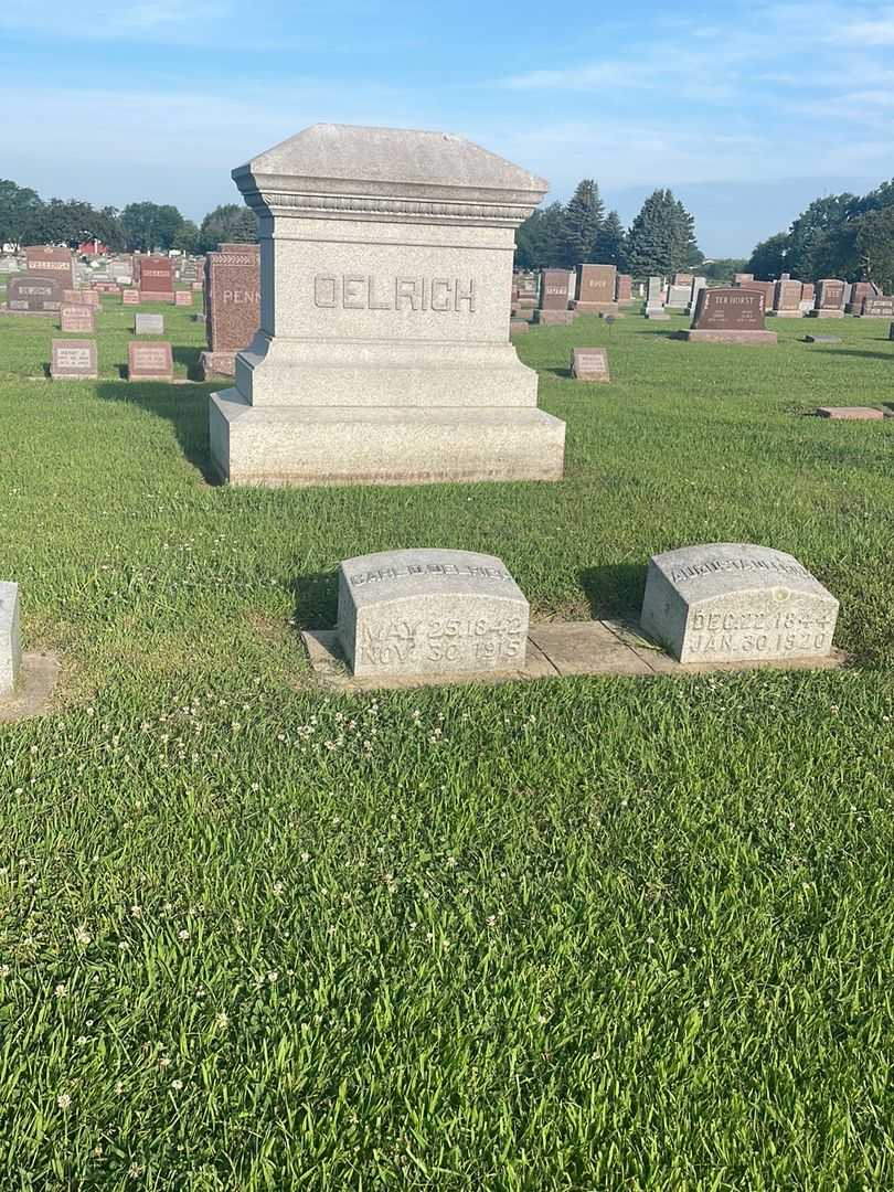 Carl D. Oelrich's grave. Photo 2