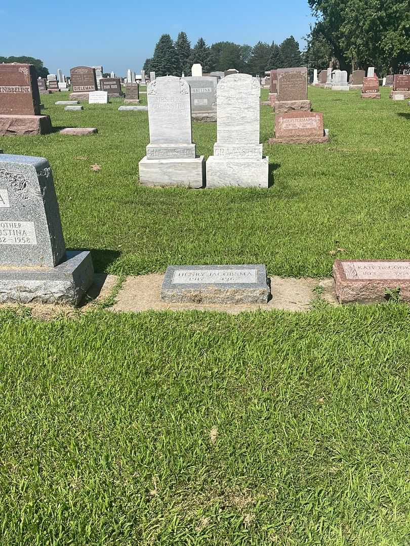 Henry Jacobsma's grave. Photo 2