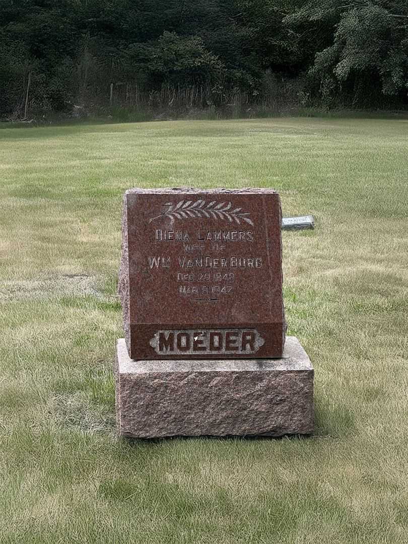 Diena Lammers Van Der Burg's grave. Photo 2