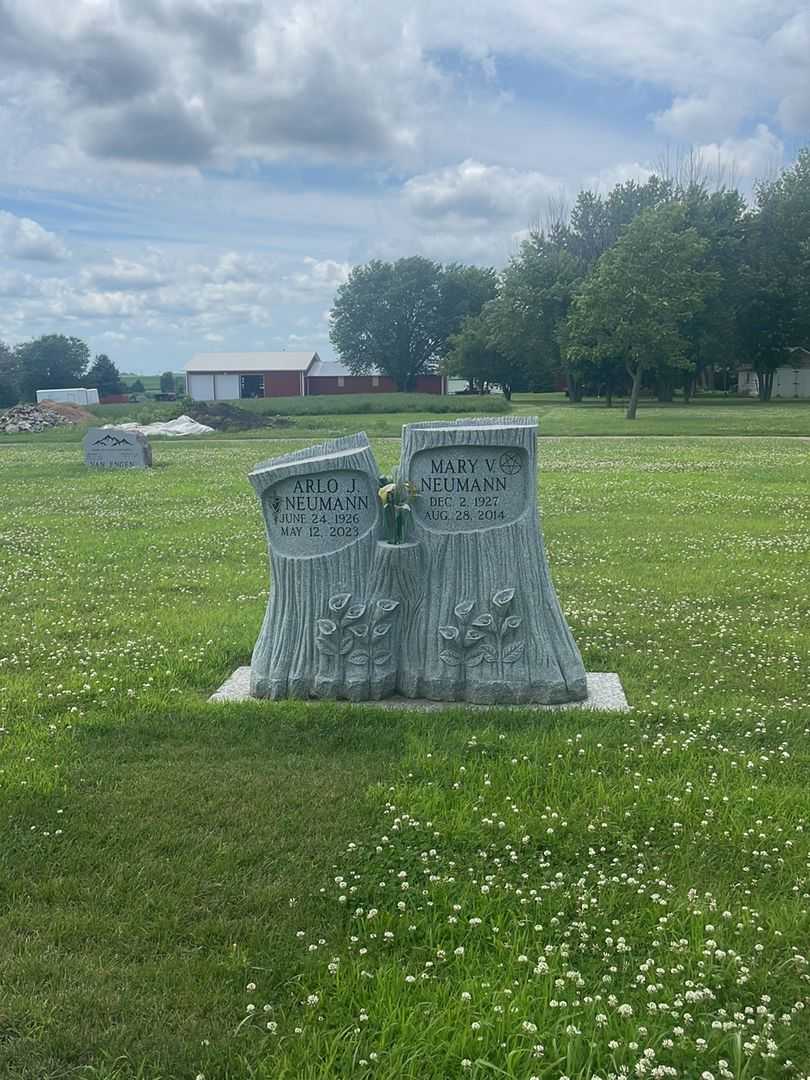 Arlo J. "Doc" Neumann's grave. Photo 2