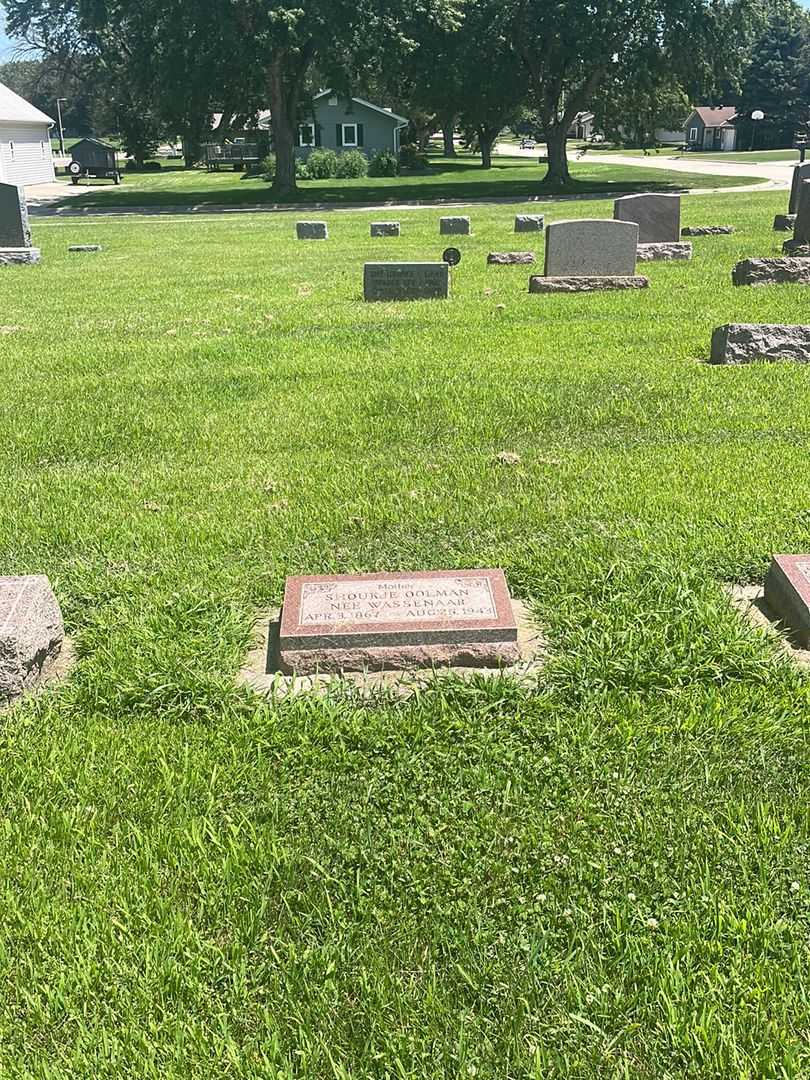 Shoukje Oolman Nee Wassenaar's grave. Photo 2