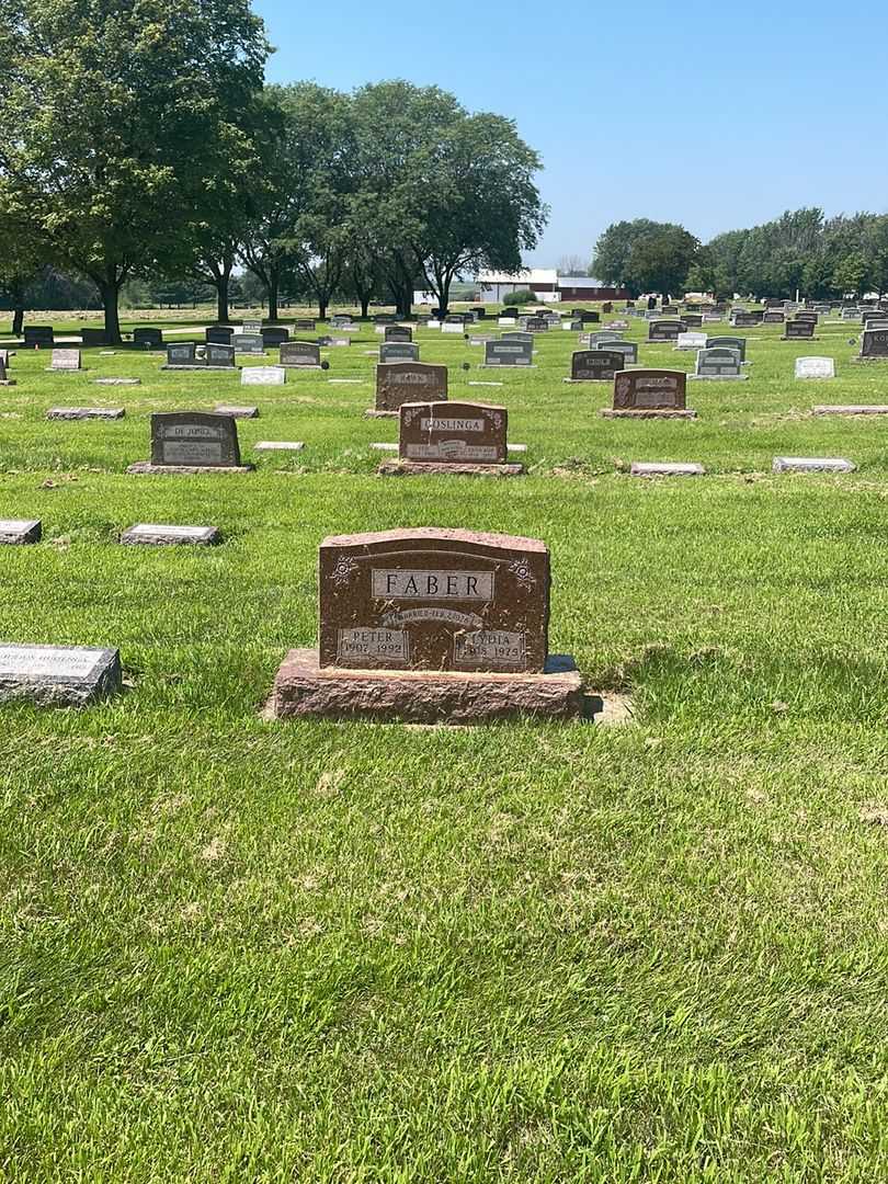 Lydia Faber's grave. Photo 2