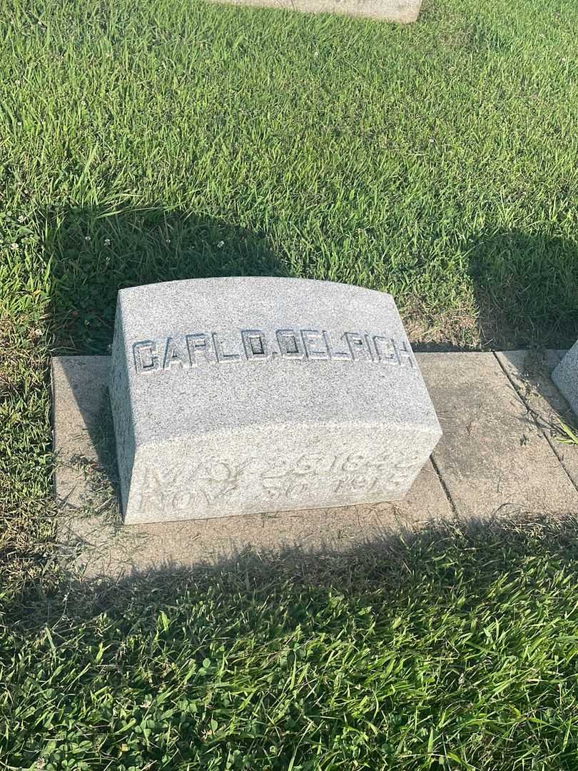 Carl D. Oelrich's grave. Photo 3
