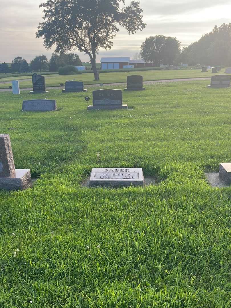 Henrietta Faber's grave. Photo 2
