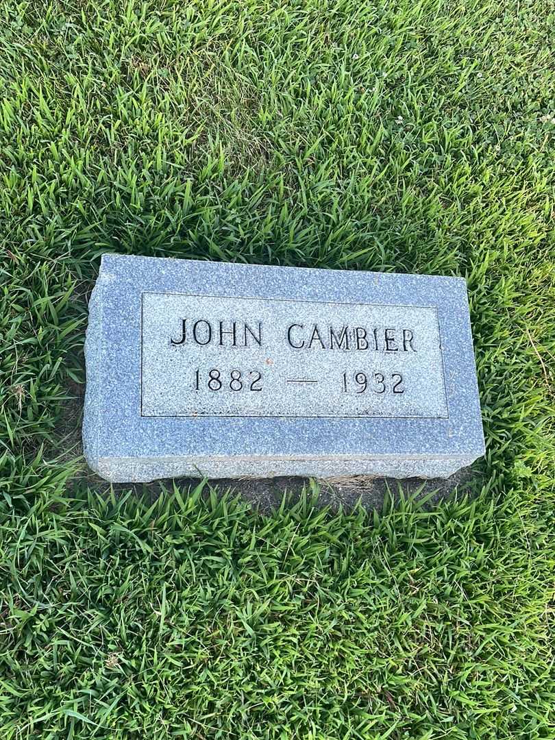 John Cambier's grave. Photo 3