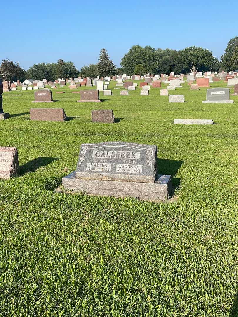 Martha Calsbeek's grave. Photo 2