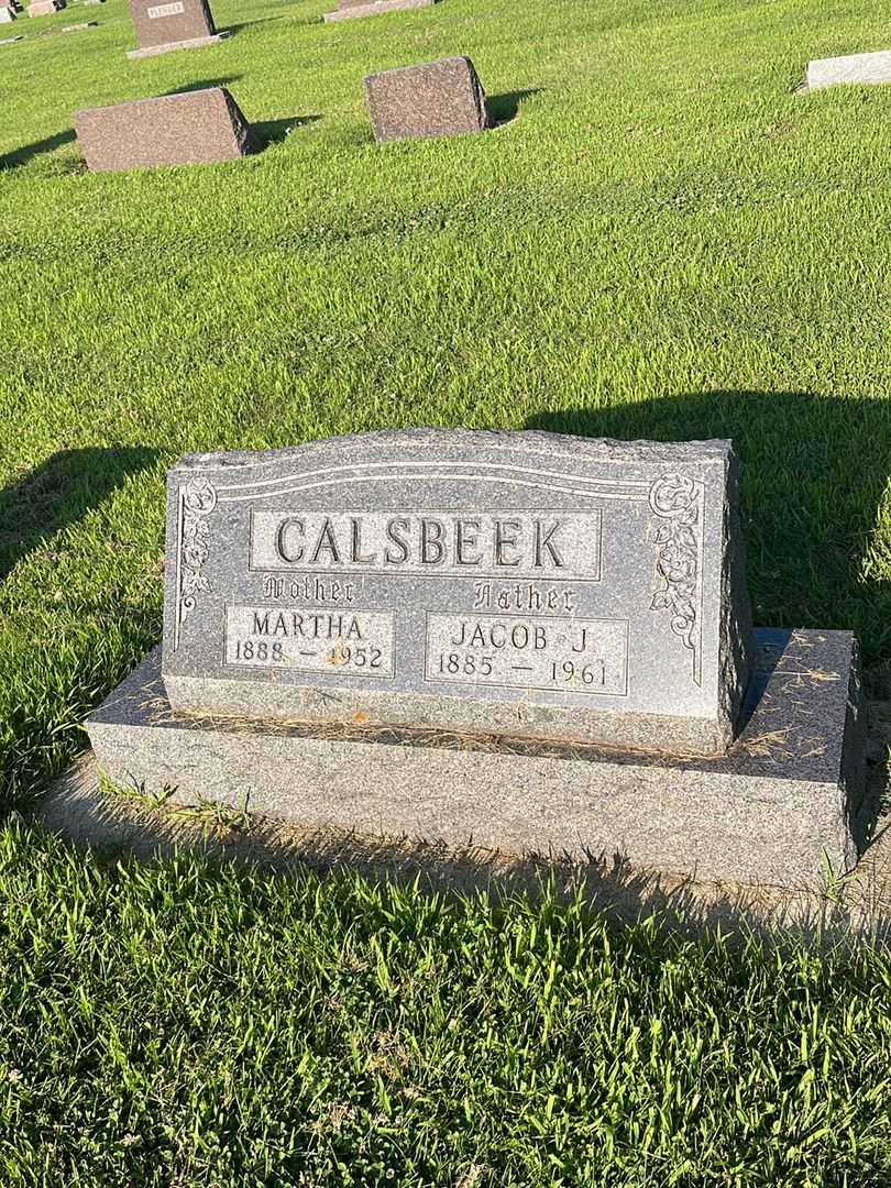 Martha Calsbeek's grave. Photo 1