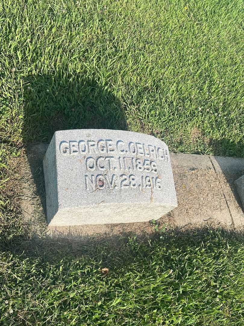 George C. Oelrich's grave. Photo 3