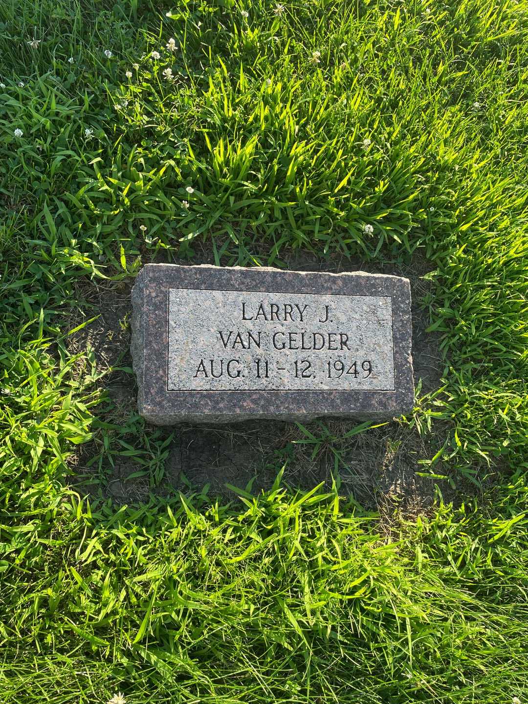 Baby Raak's grave. Photo 1