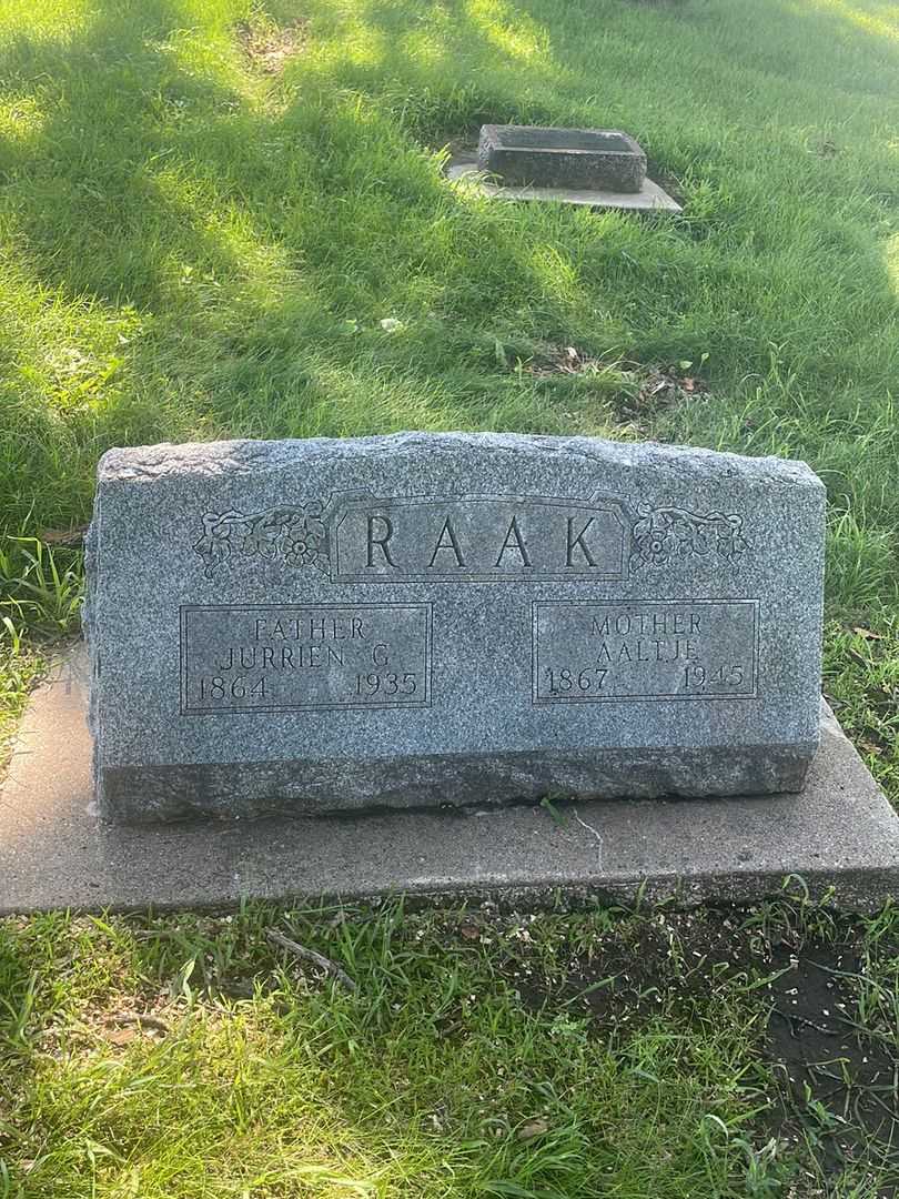 Aaltje Raak's grave. Photo 1