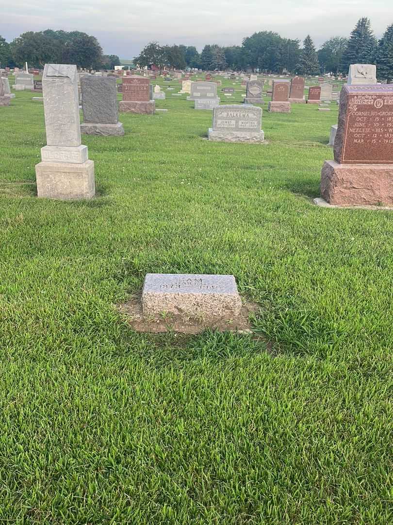 Sam Bakker's grave. Photo 2