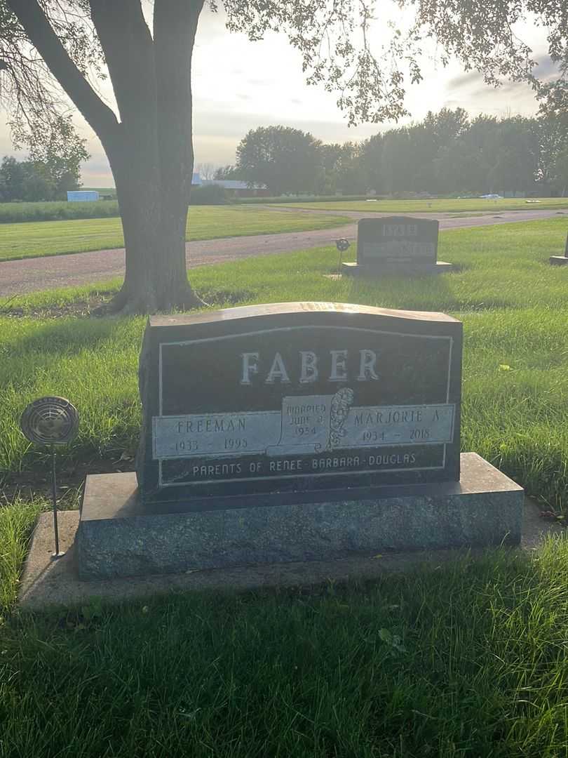 Freeman Faber's grave. Photo 1