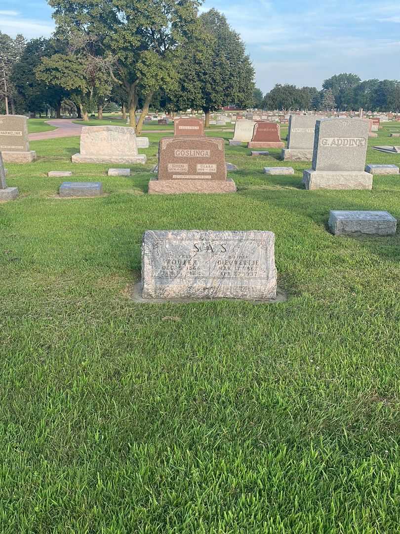 Wouter Sas's grave. Photo 2