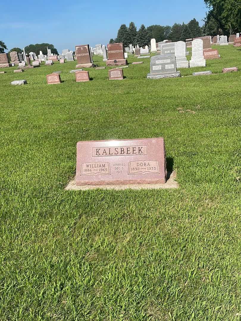 Dora Kalsbeek's grave. Photo 2