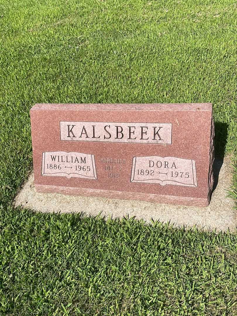 Dora Kalsbeek's grave. Photo 1