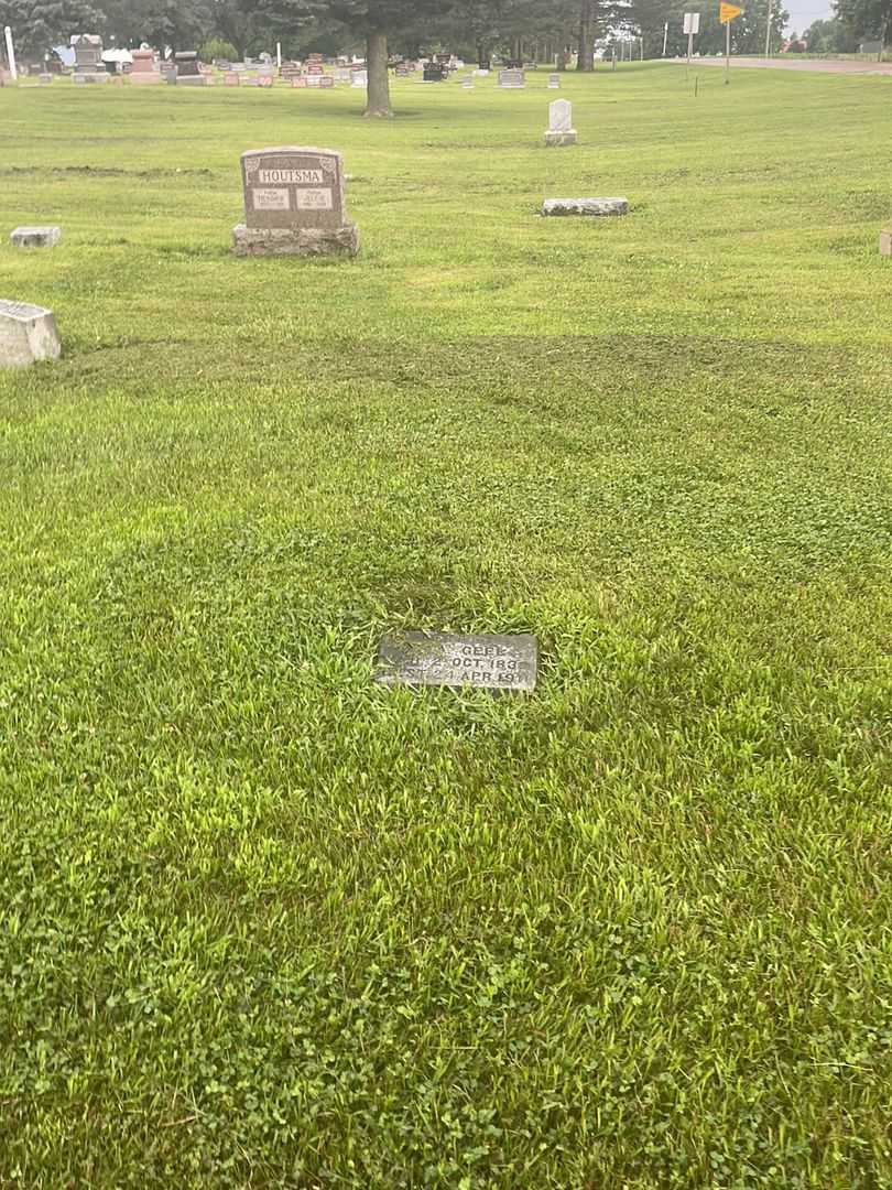 H. A. Geel's grave. Photo 2