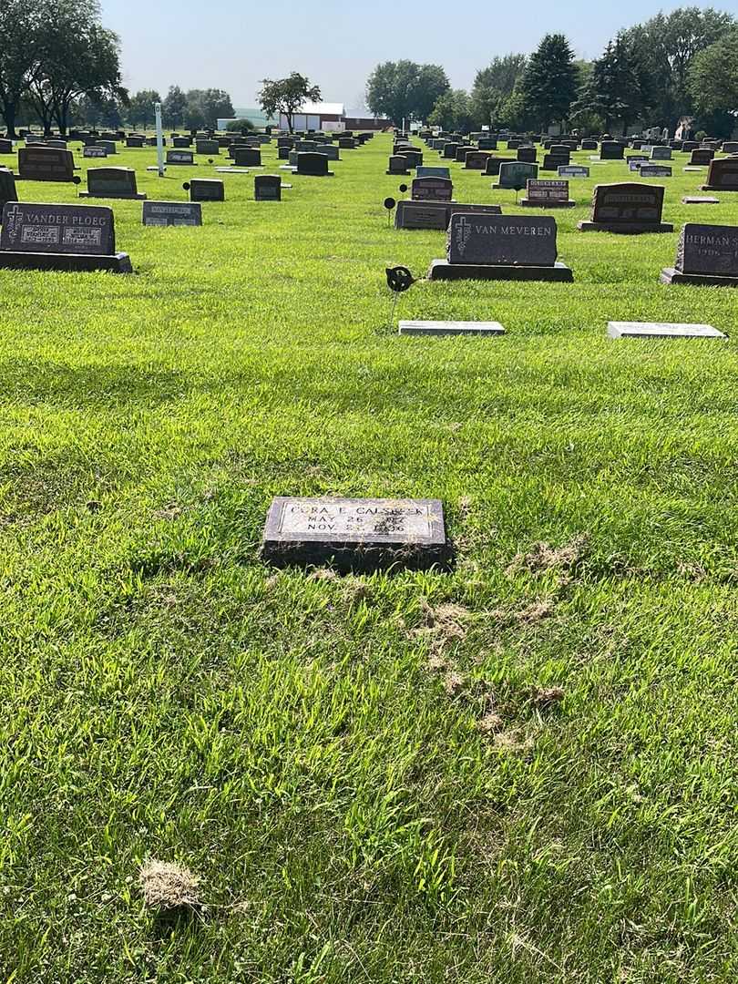Cora E. Calsbeek's grave. Photo 2