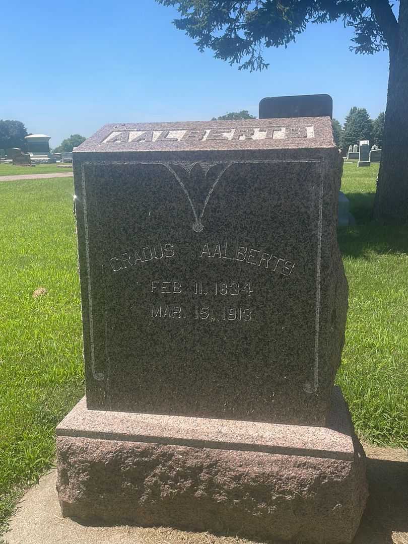 Gradus Aalberts's grave. Photo 1