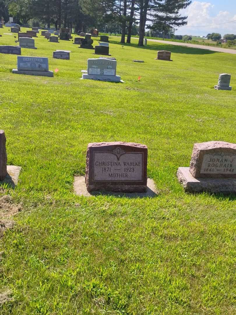 Christina Wabeke's grave. Photo 2