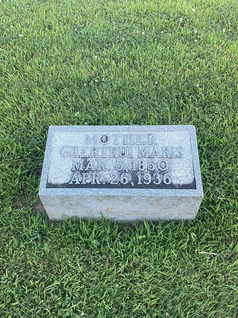 Geertrui Maris's grave. Photo 3