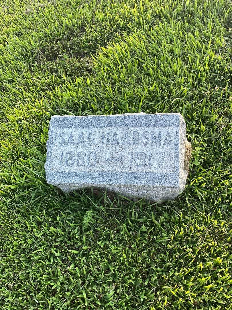 Isaak Haarsma's grave. Photo 1
