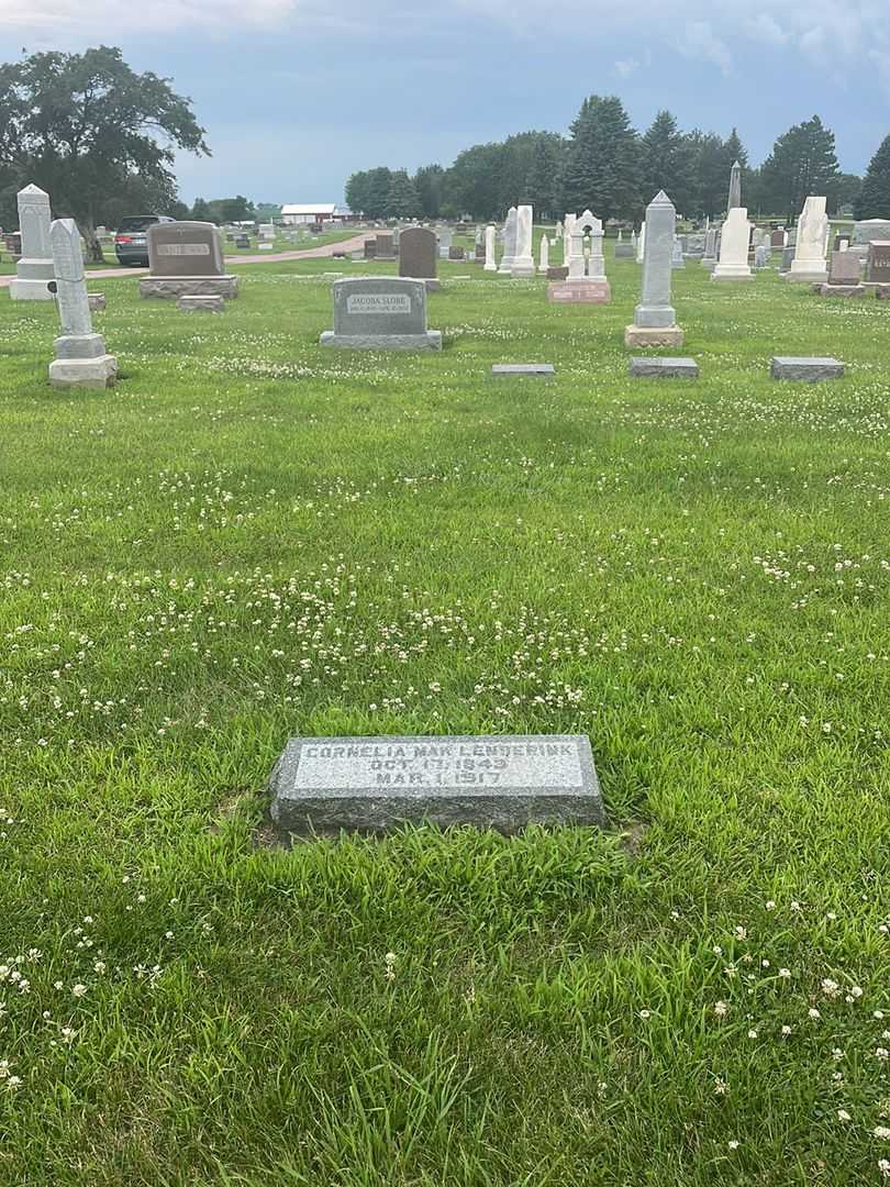 Cornelia Mak Lenderink's grave. Photo 2