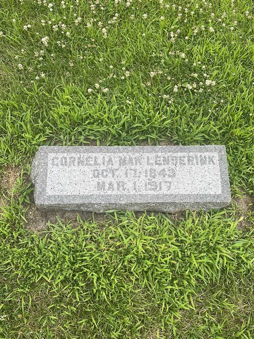Cornelia Mak Lenderink's grave. Photo 1