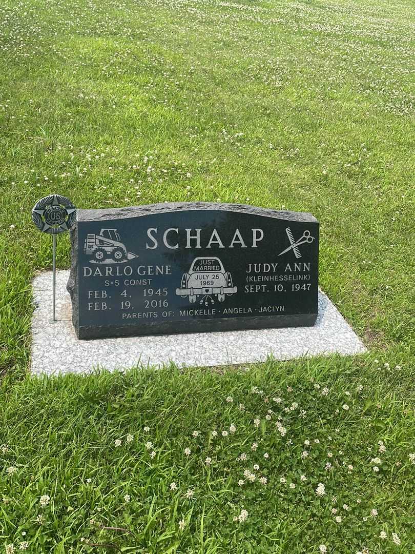 Darlo Gene Schaap's grave. Photo 1
