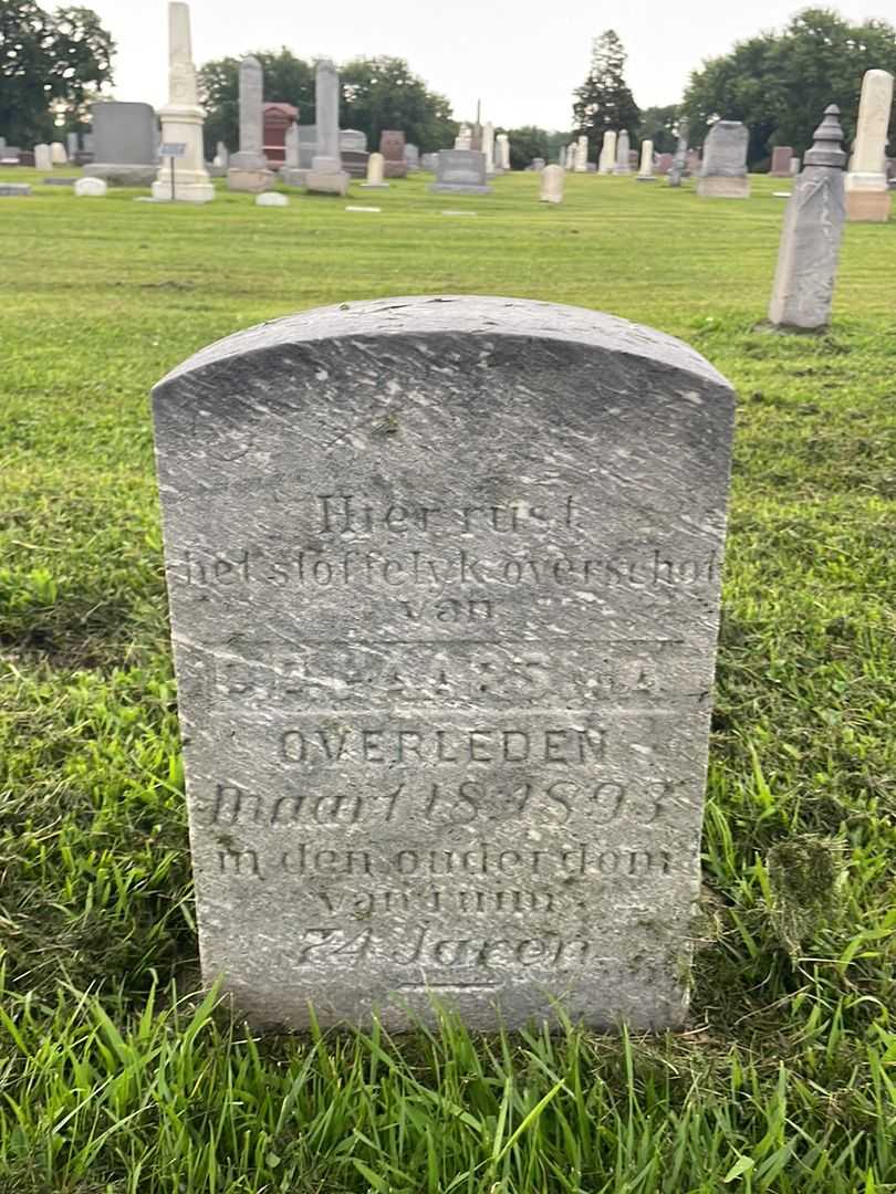P.P. Haarsma's grave. Photo 1