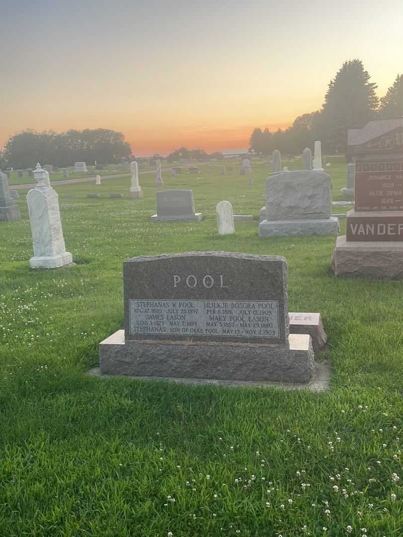 James Eason's grave. Photo 2