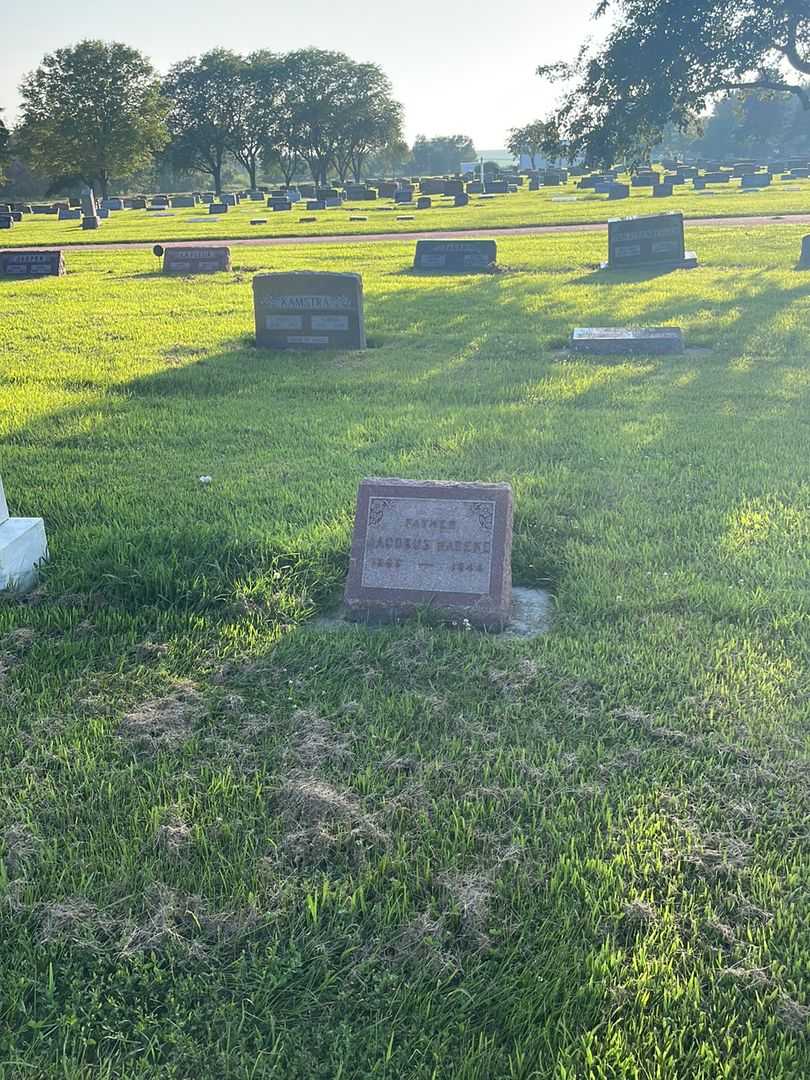 Jacobus Wabeke's grave. Photo 2