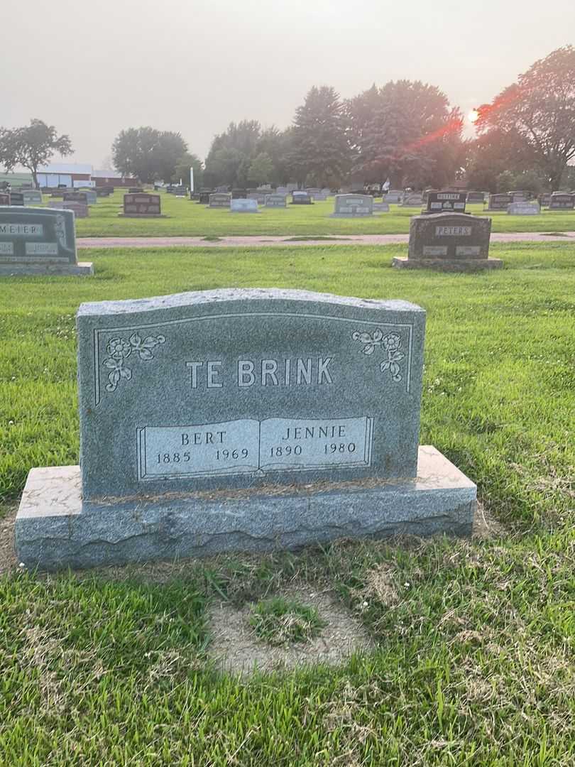 Bert Te Brink's grave. Photo 1