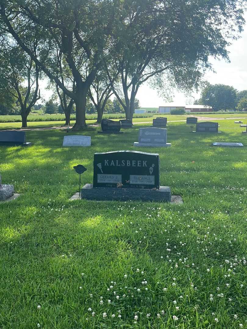 Gerard J. Kalsbeek's grave. Photo 2