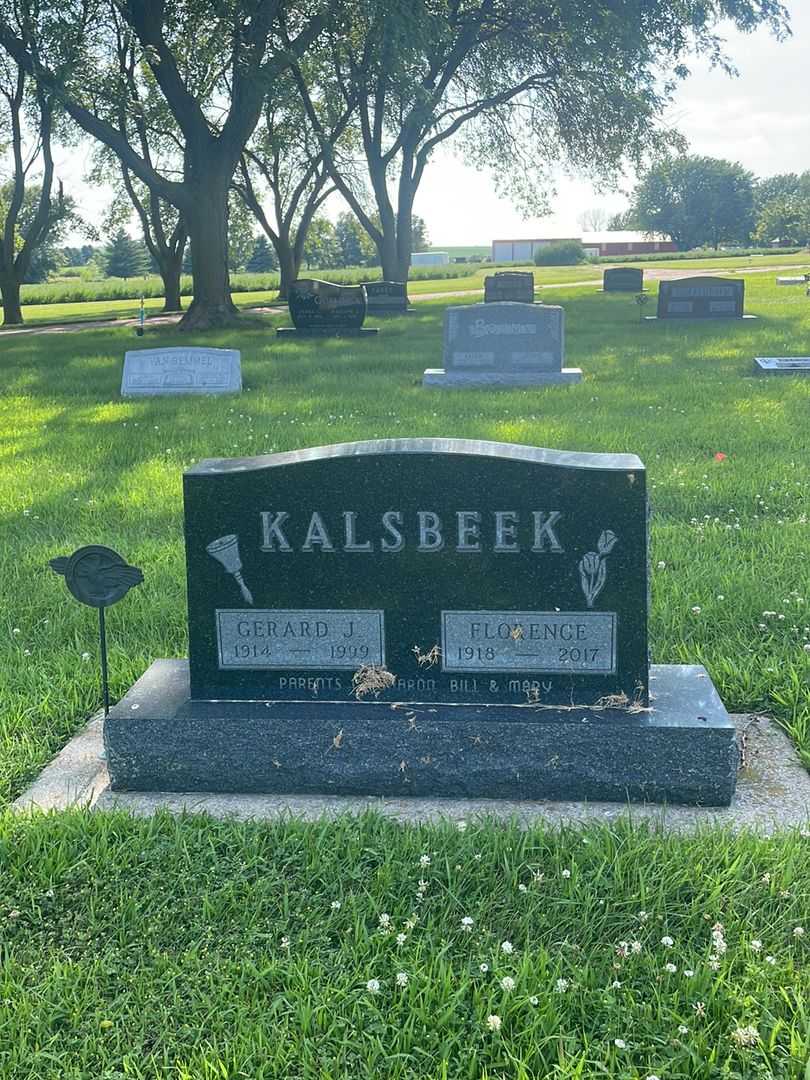 Gerard J. Kalsbeek's grave. Photo 1