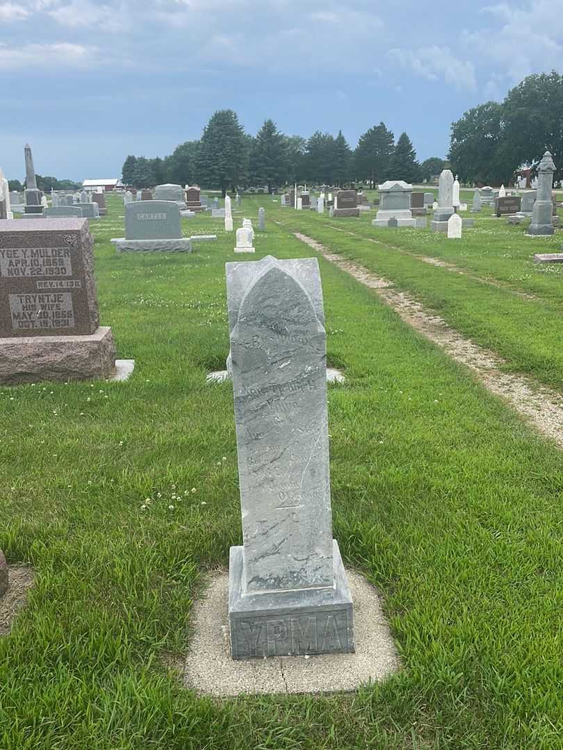 Tjibbe Hendrick Ypma's grave. Photo 2