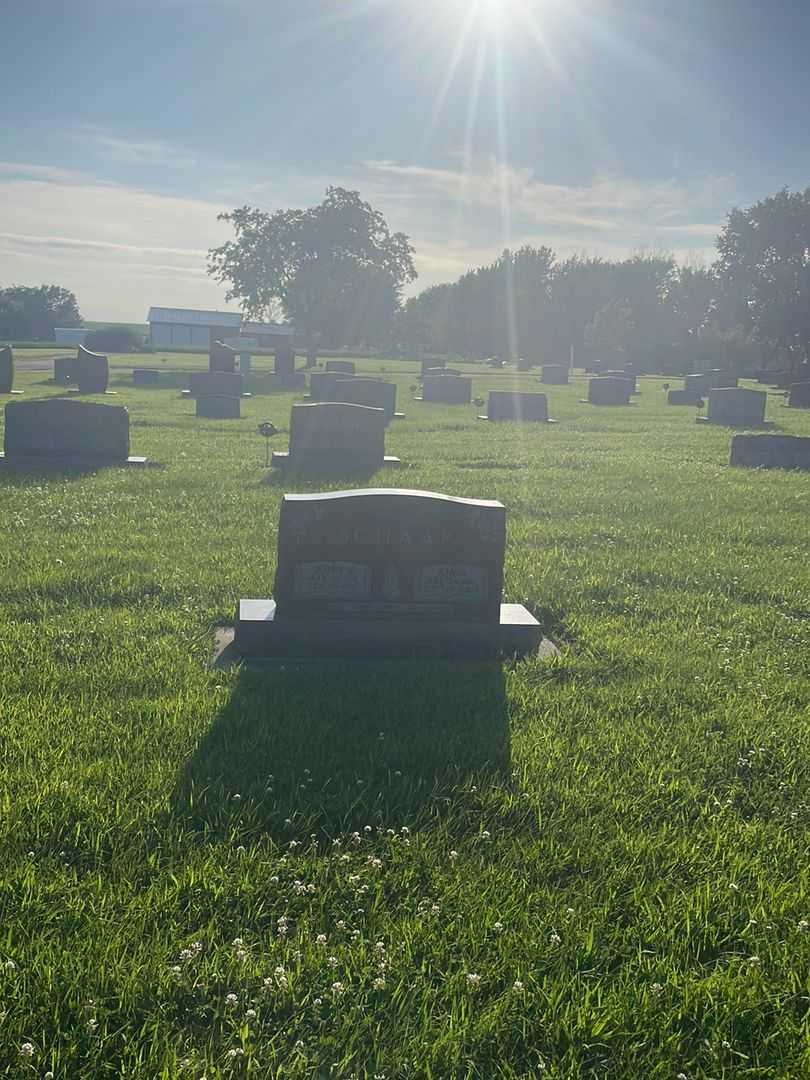 Anna Schaap's grave. Photo 2