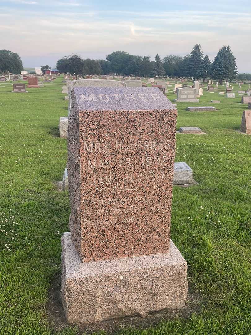 Missus/Madam H. Eerkes's grave. Photo 1