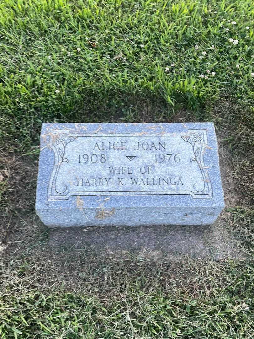 Alice Joan Walinga's grave. Photo 3