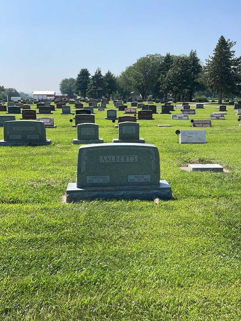 Christian Aalberts's grave. Photo 2