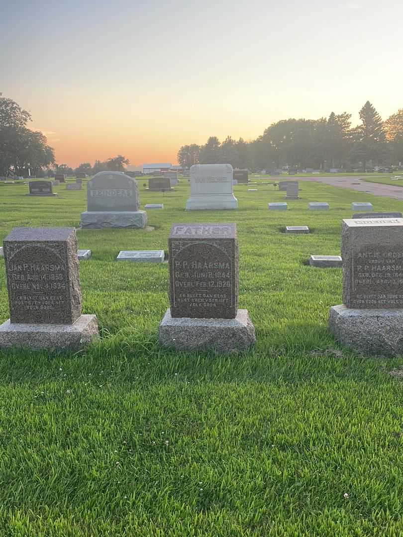 P. P. Haarsma's grave. Photo 2