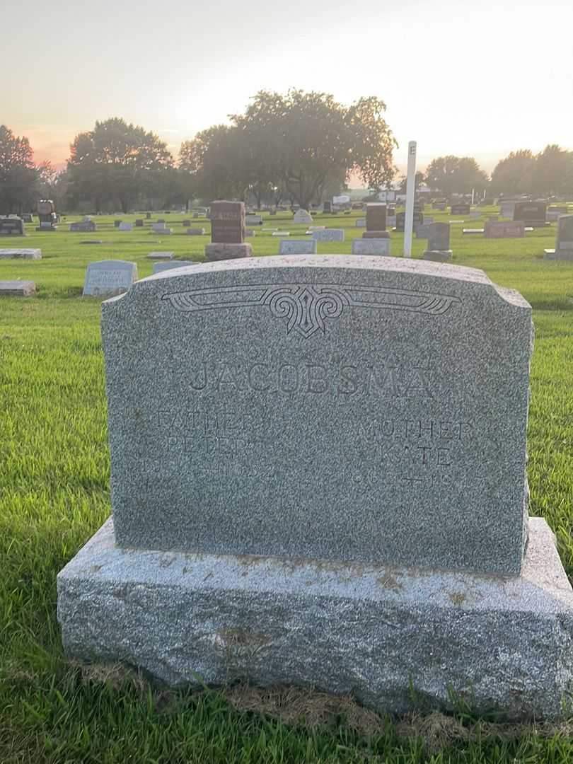 Peter Jacobsma's grave. Photo 1